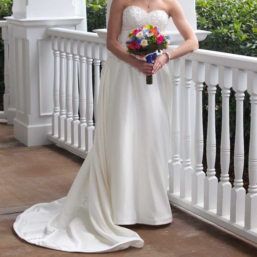 Sweetheart A Line Wedding Gown